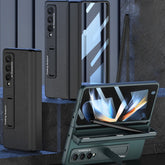 GKK Integrated Magnetic Flip Plain Leather Phone Case with Pen Box, For Samsung Galaxy Z Fold4